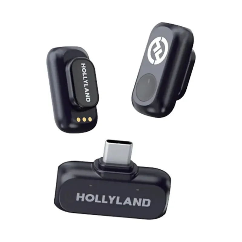 Microfone sem fio Hollyland Lark A1 com receptor USB-C
